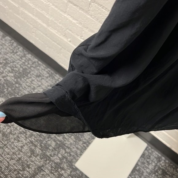 BCBGeneration Sz L Collared Cutout Babydoll Dress - Picture 6 of 9